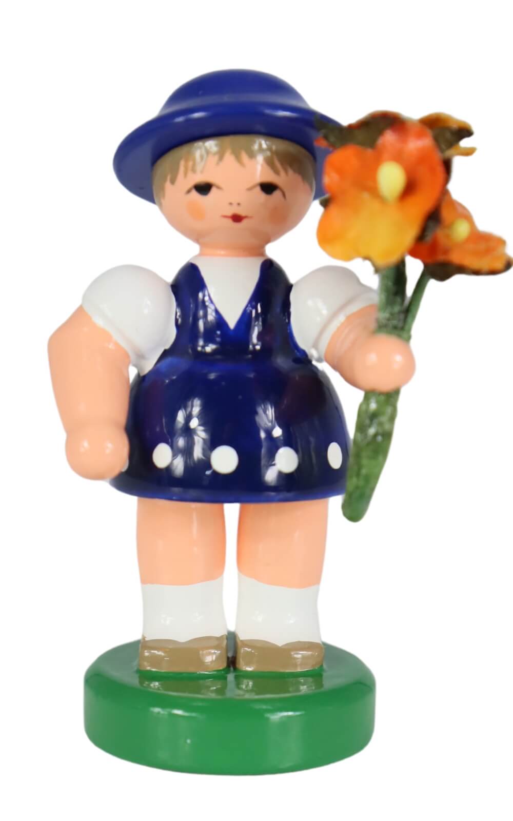 Miniature flower girl, dark blue by Figurenland Uhlig GmbH_1