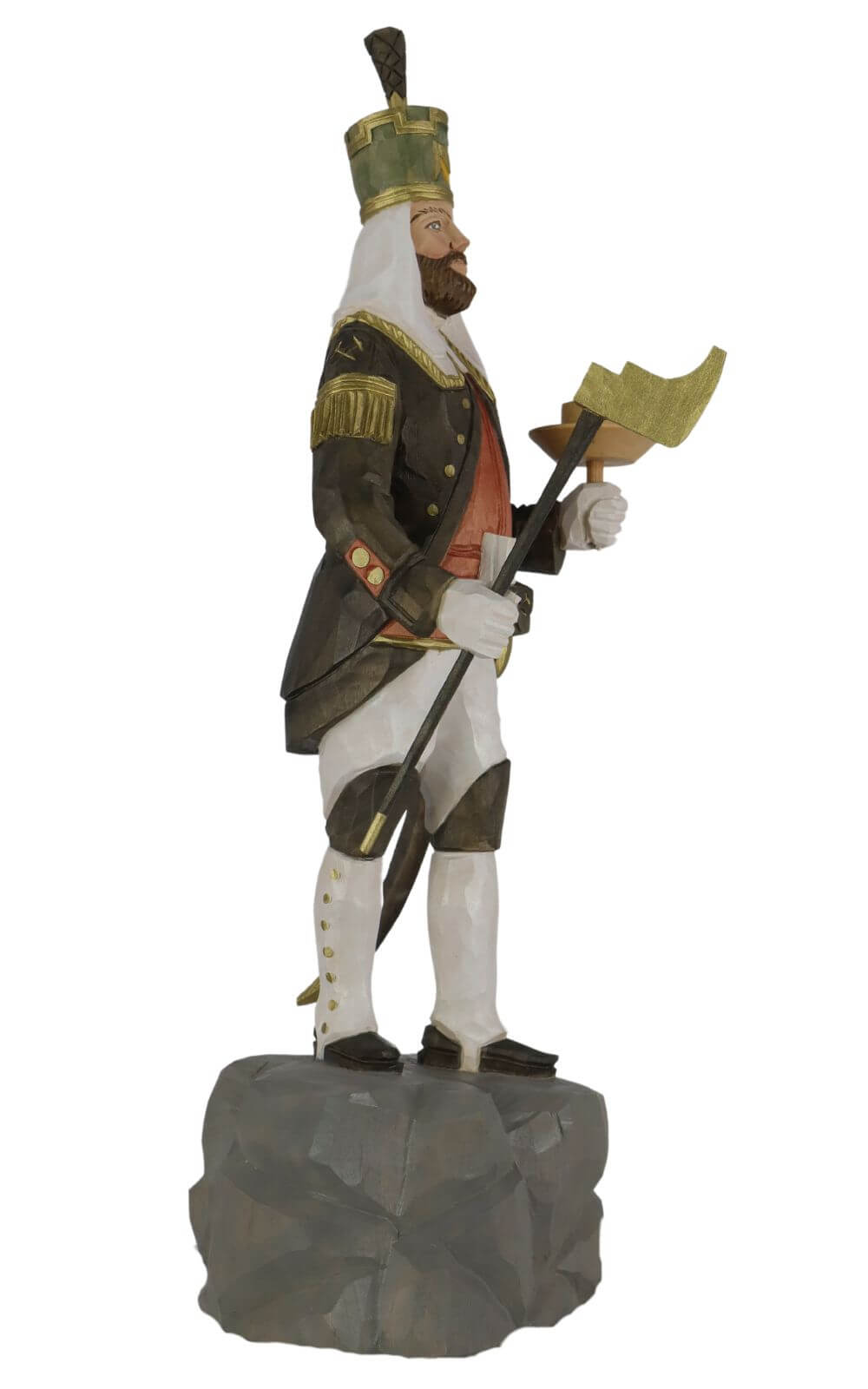 Freiberger Obersteiger, coloured, 60 cm by Schnitzkunst aus dem Erzgebirge_2