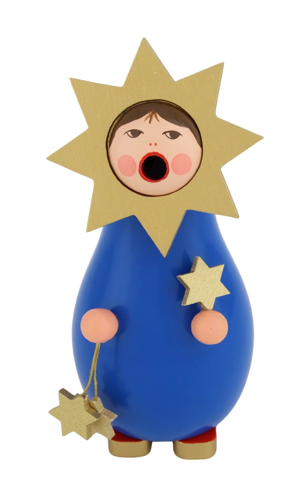 Smoking man star, 11 cm by Richard Glässer