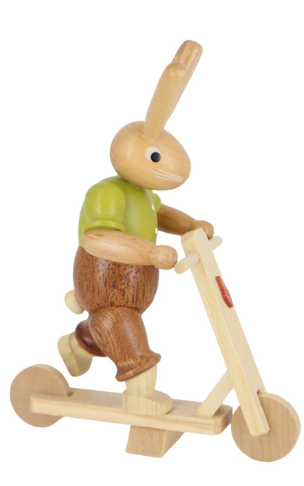 Easter bunny on scooter, 11 cm, colored by Müller Kleinkunst_3