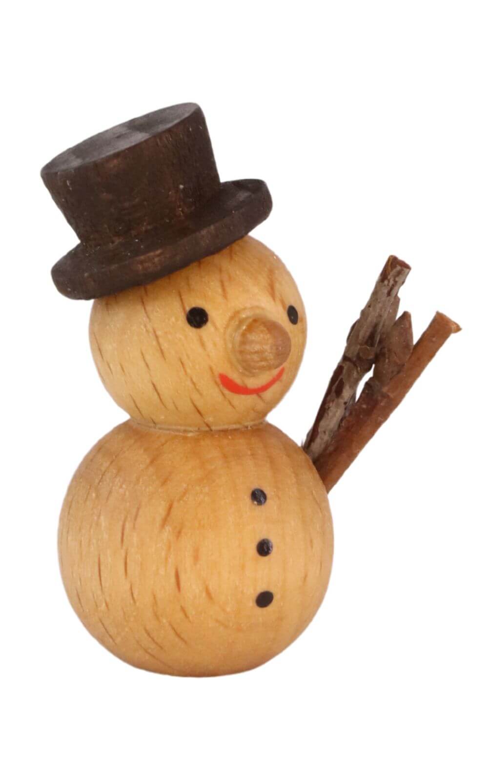 Miniature snowman, nature, 4 cm from SEIFFEN.COM_3