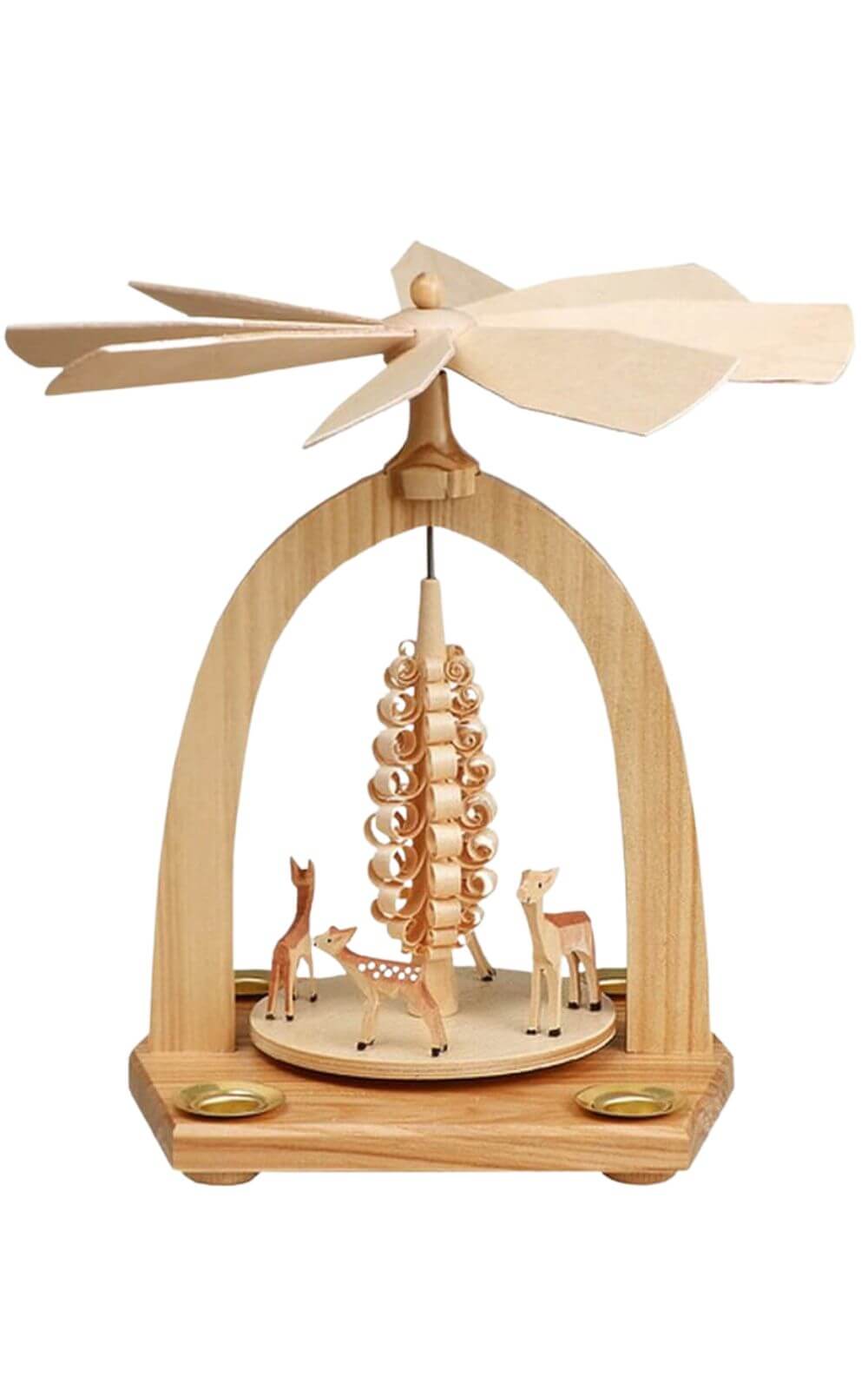 Christmas pyramid deer, 23 cm by Theo Lorenz