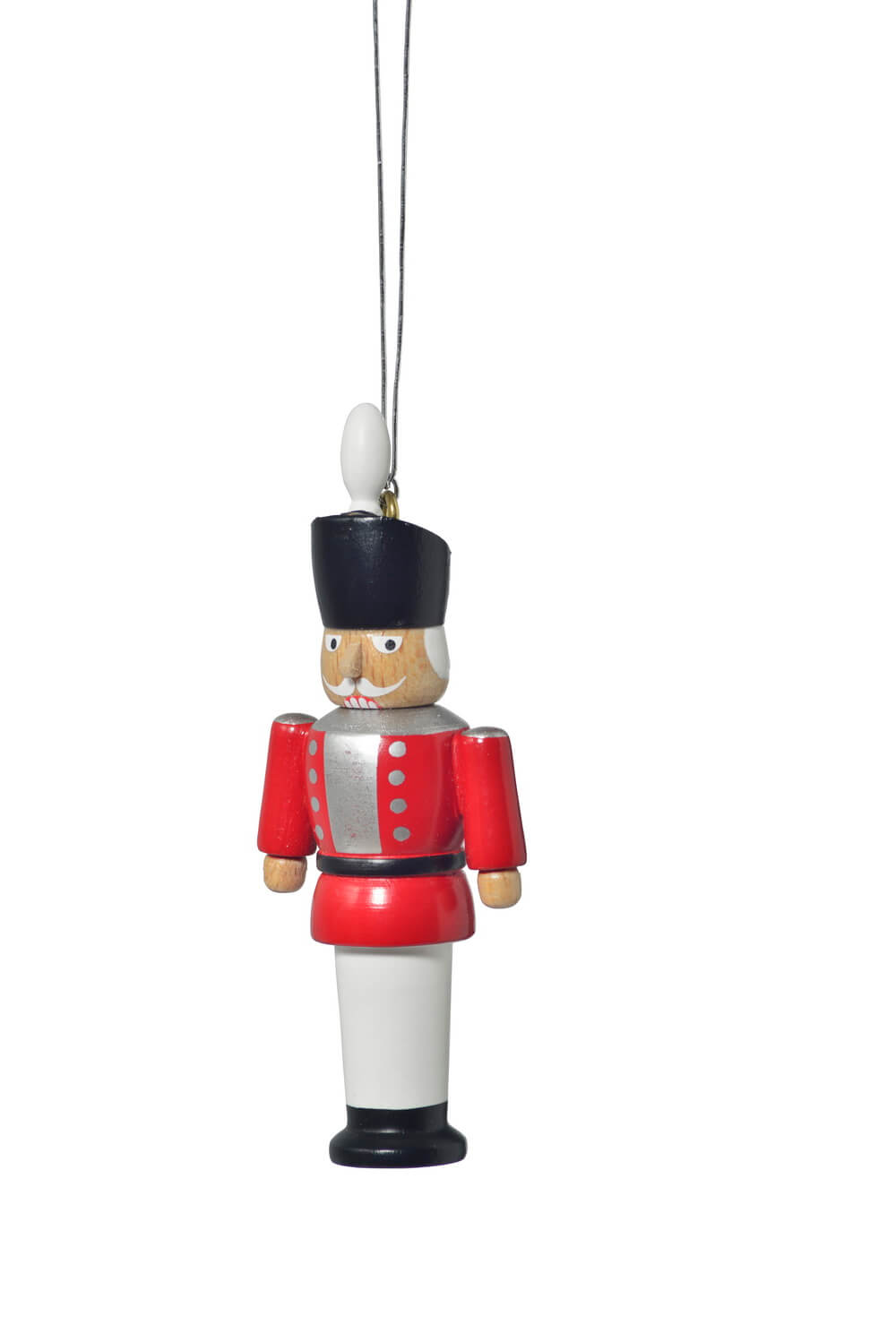 Christmas tree decoration nutcracker, red, 8 cm by KWO