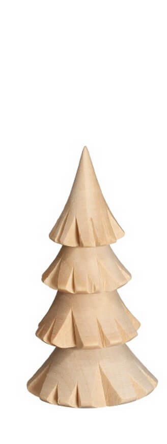Tree, carved, 7 cm by Romy Thiel