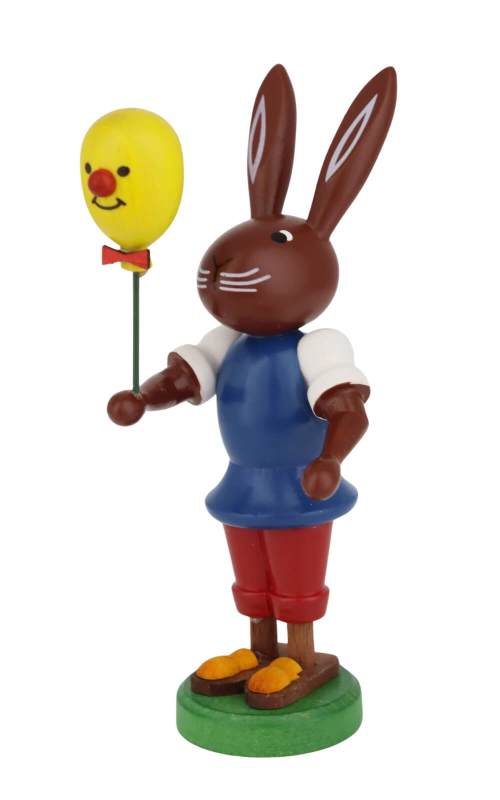 Easter bunny with balloon, 9 cm by Thomas Preißler