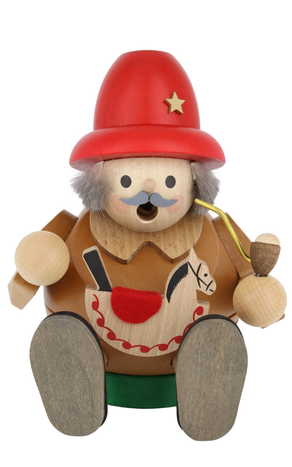 Smoking Man - Round Smoking Man with Little Rider by Richard Glässer_2