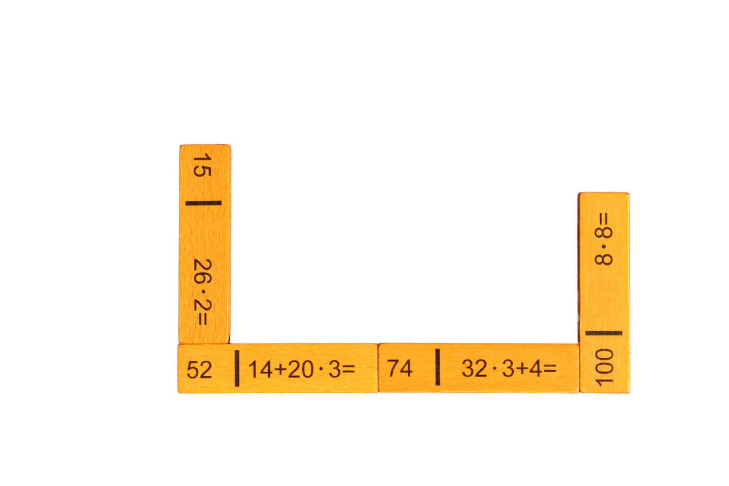 Calculation domino 2 to add and multiply, 40 parts by Ebert GmbH_pic2