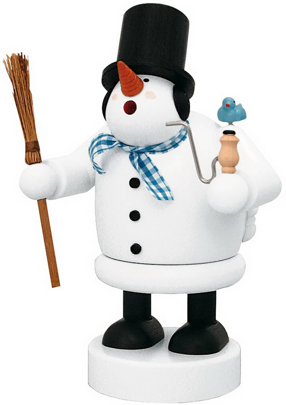 Smoking man snowman, 20 cm from KWO