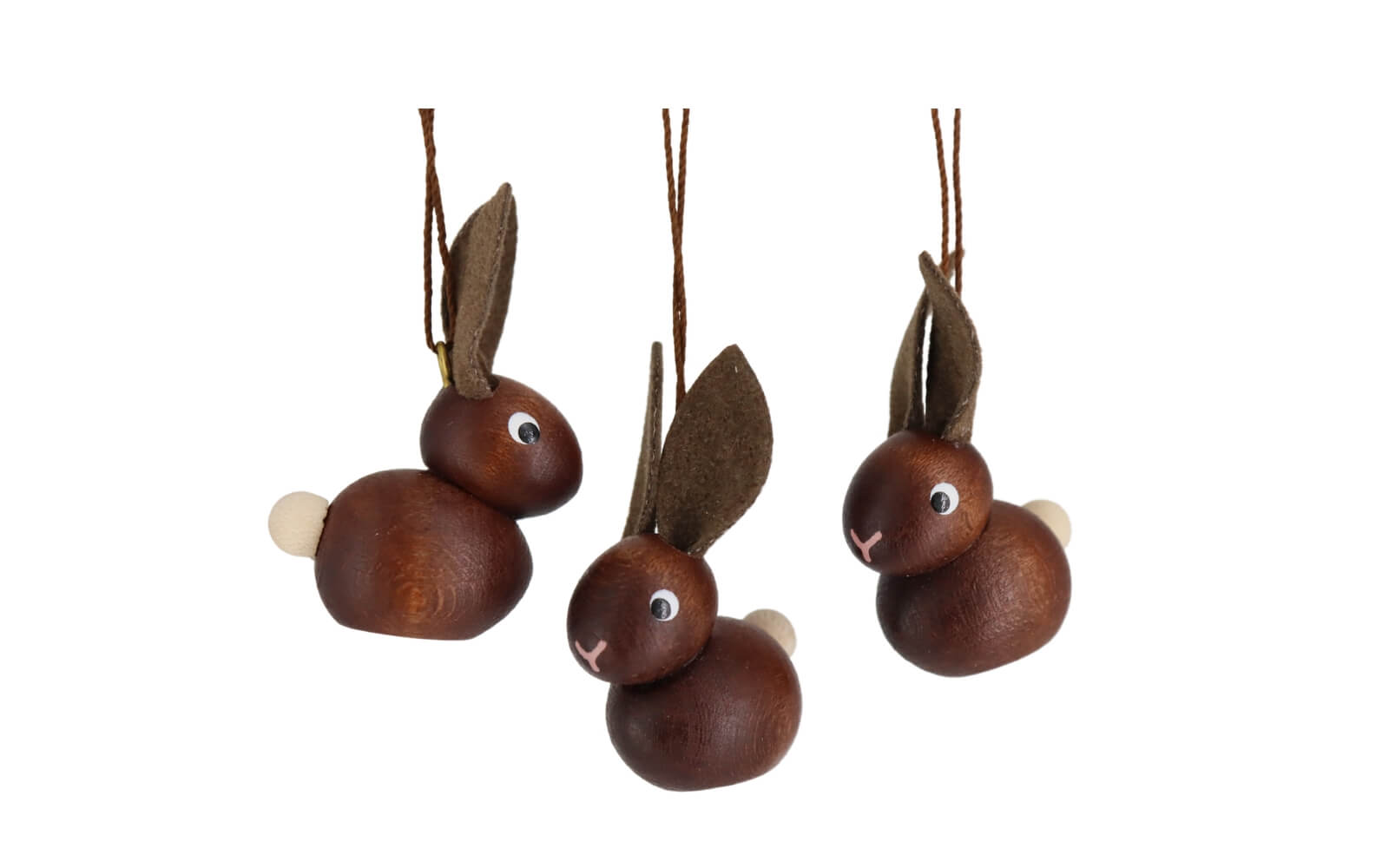 Hanging leather ear bunnies, 3 pieces by Christian Ulbricht_1