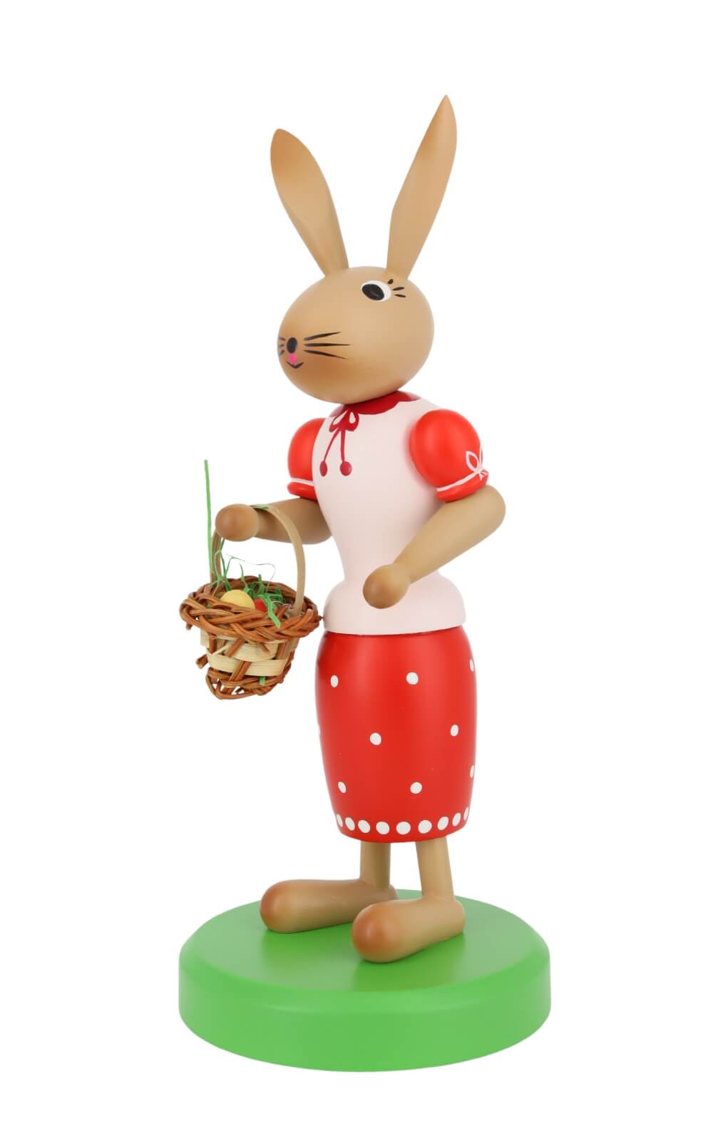 Easter Bunny - Bunny with egg basket, 28 cm by SEIFFEN.COM_3