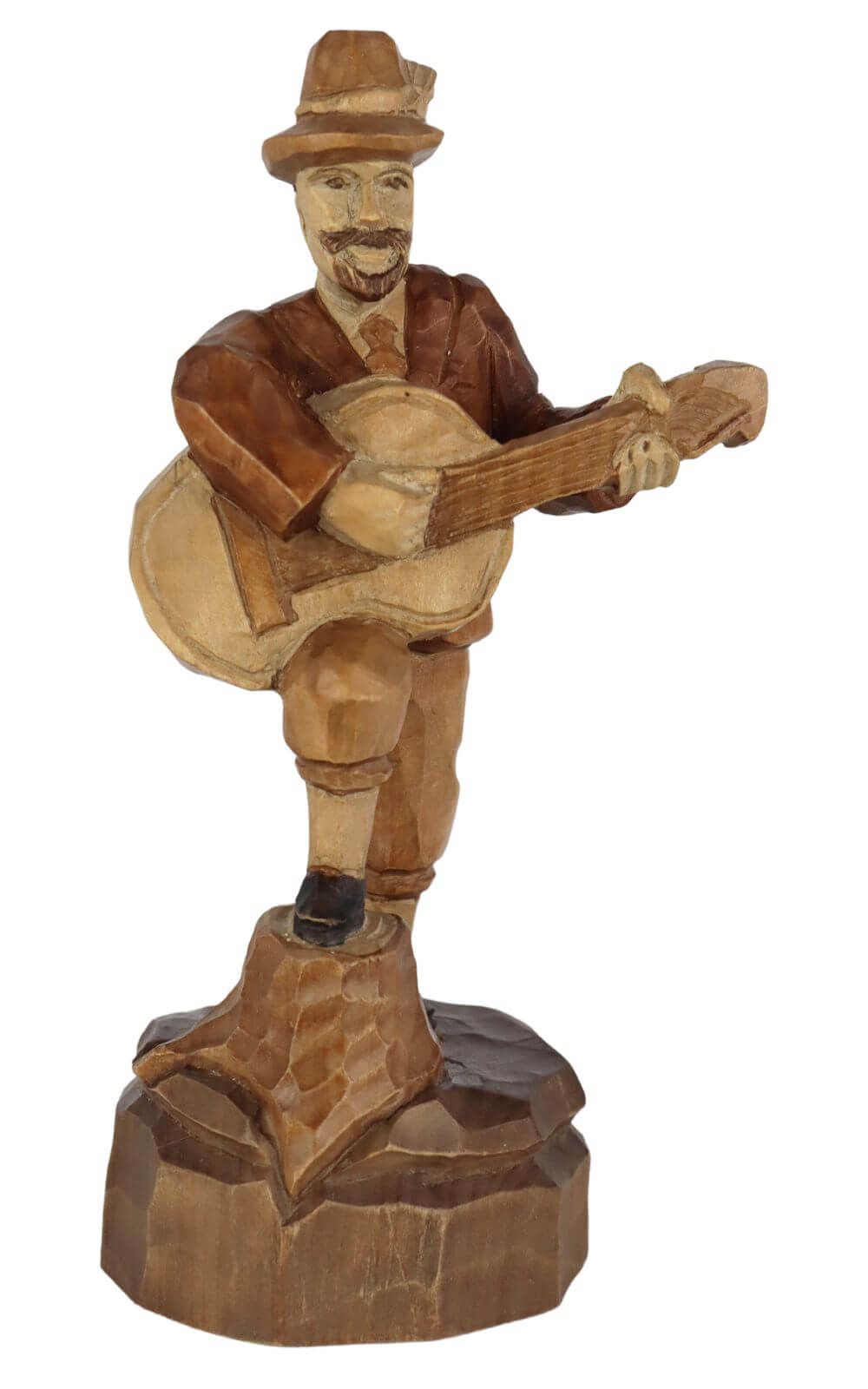 Anton Günther, carved, stained, 16 cm by Schnitzkunst aus dem Erzgebirge_1