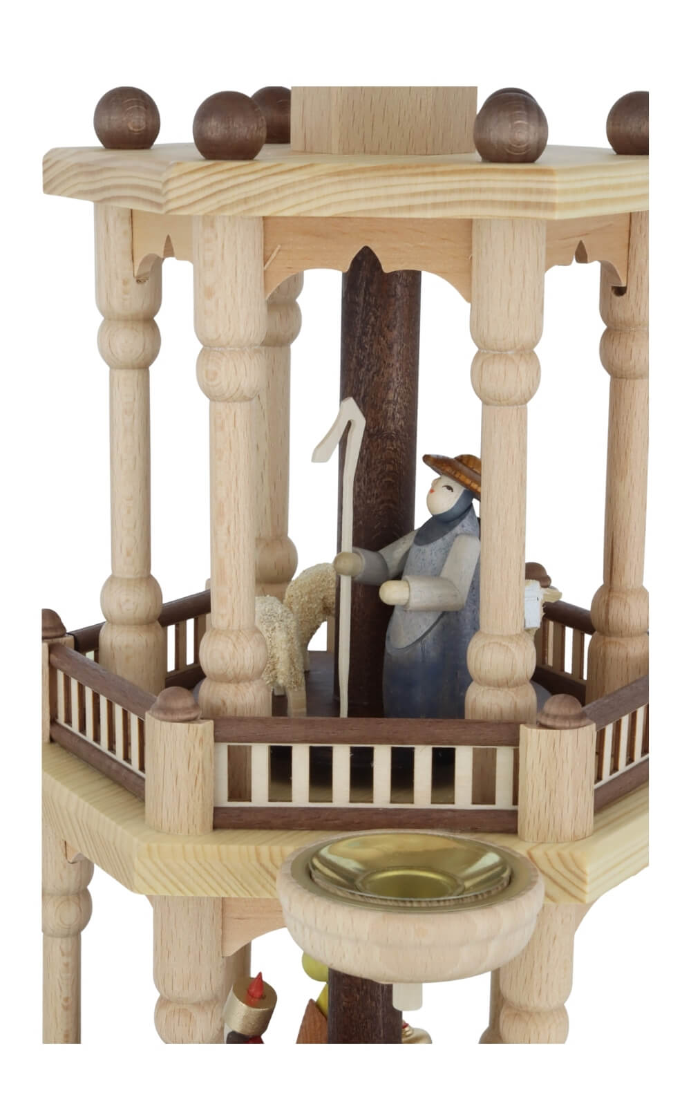 Christmas pyramid Holy Family, 66 cm/25.98 in by Theo Lorenz_5