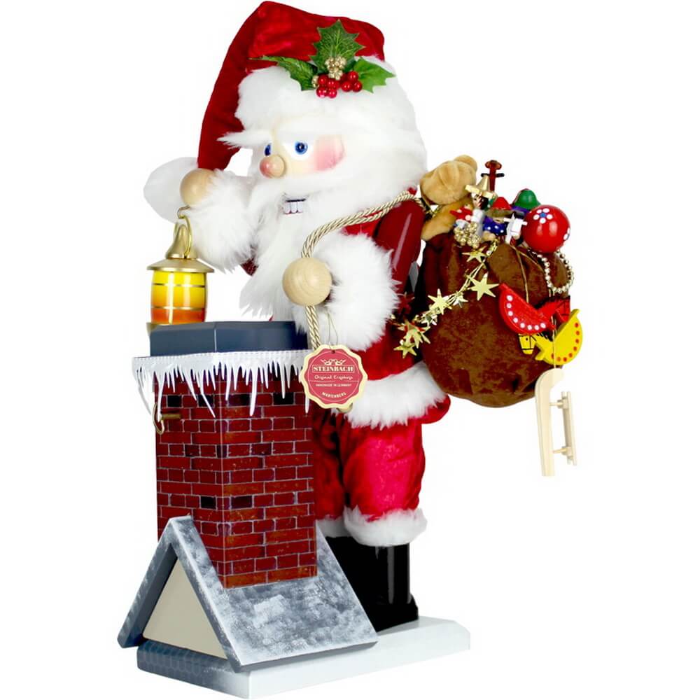 Nussknacker Chimney Santa mit Spieluhr, 43 cm von Steinbach_1