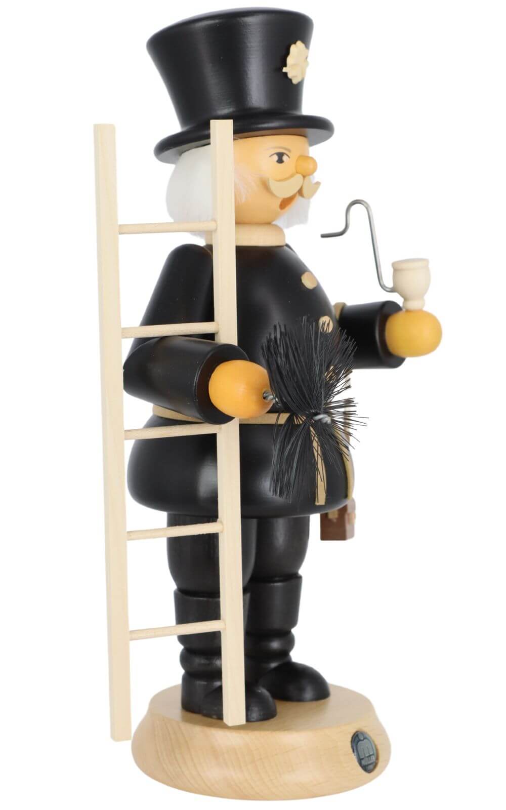 Smoking man chimney sweep, 23 cm by Müller Kleinkunst_3