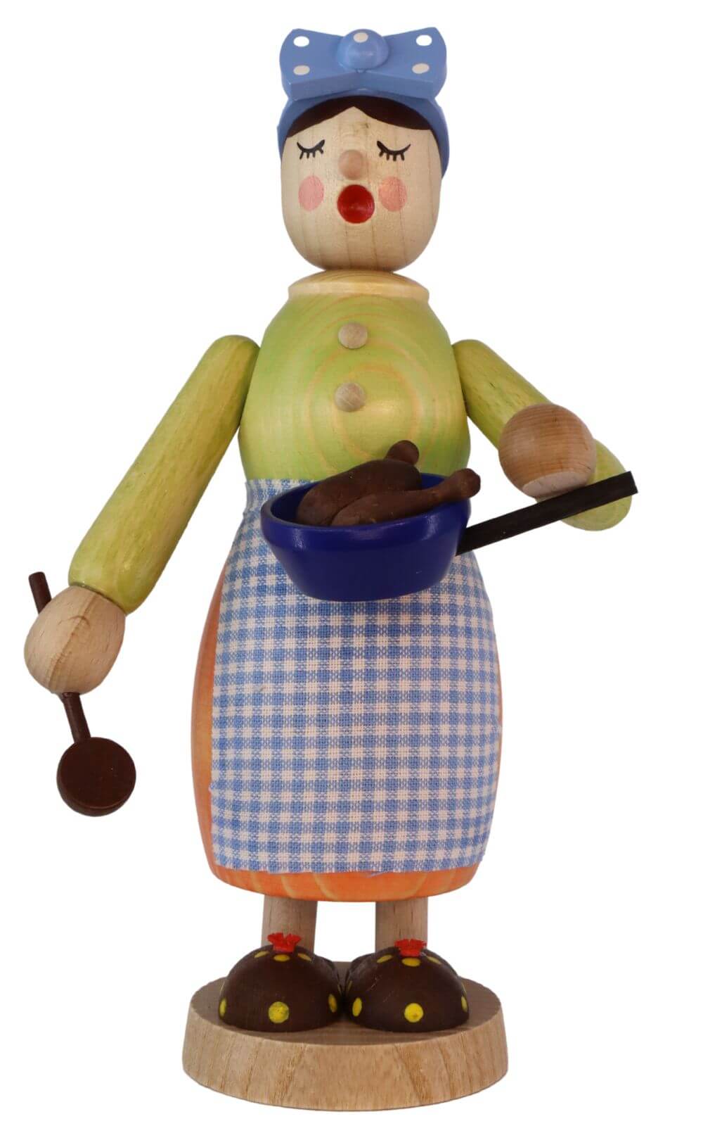 Smoking man Witwe Bolte, 17 cm by Richard Glässer_1