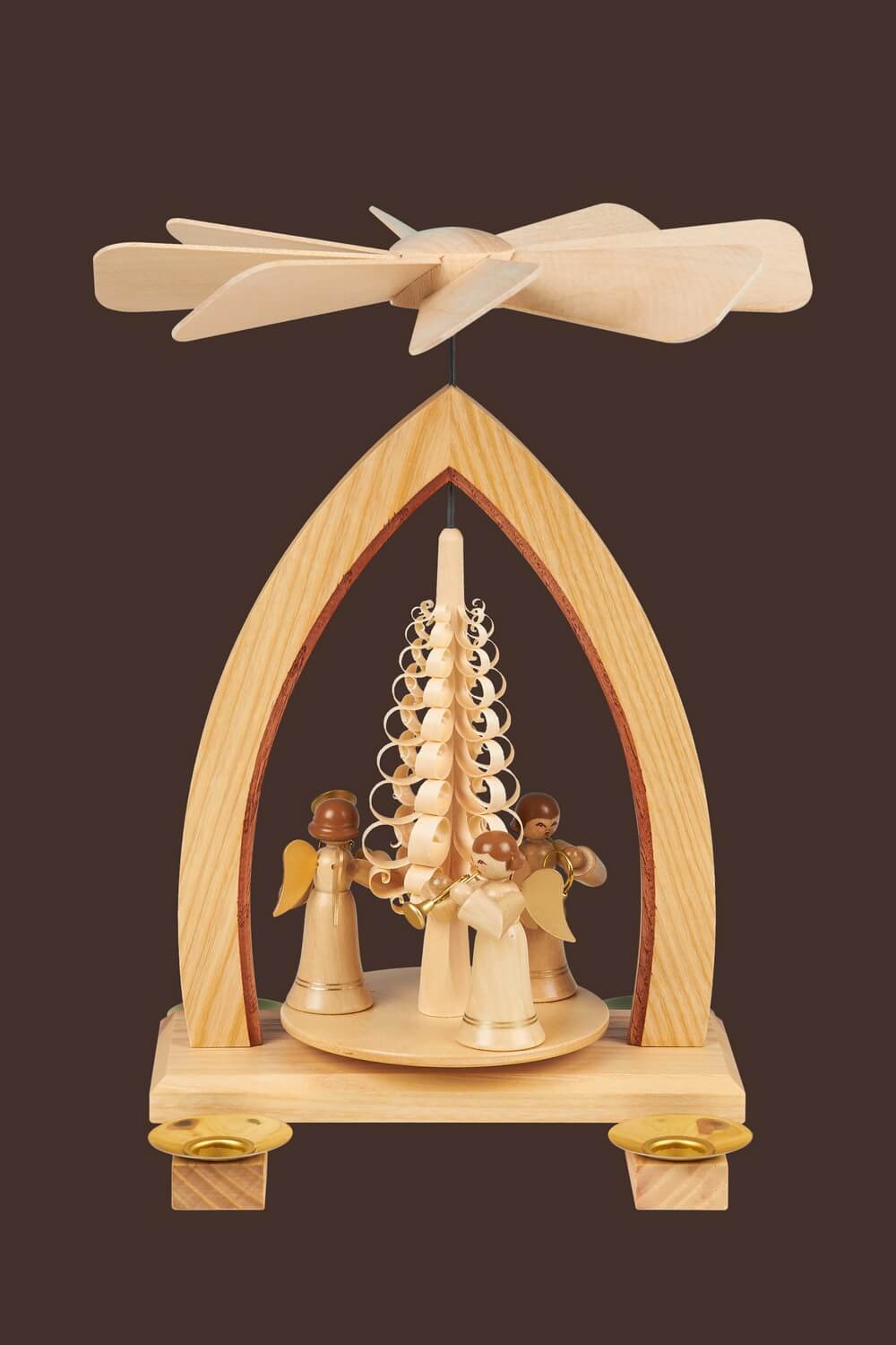 Christmas pyramid with Christmas angel, 26 cm by Heinz Lorenz_2