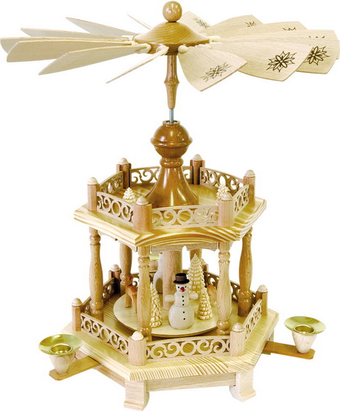 Christmas pyramid with winter motif, 38 cm by Richard Glässer_picture1