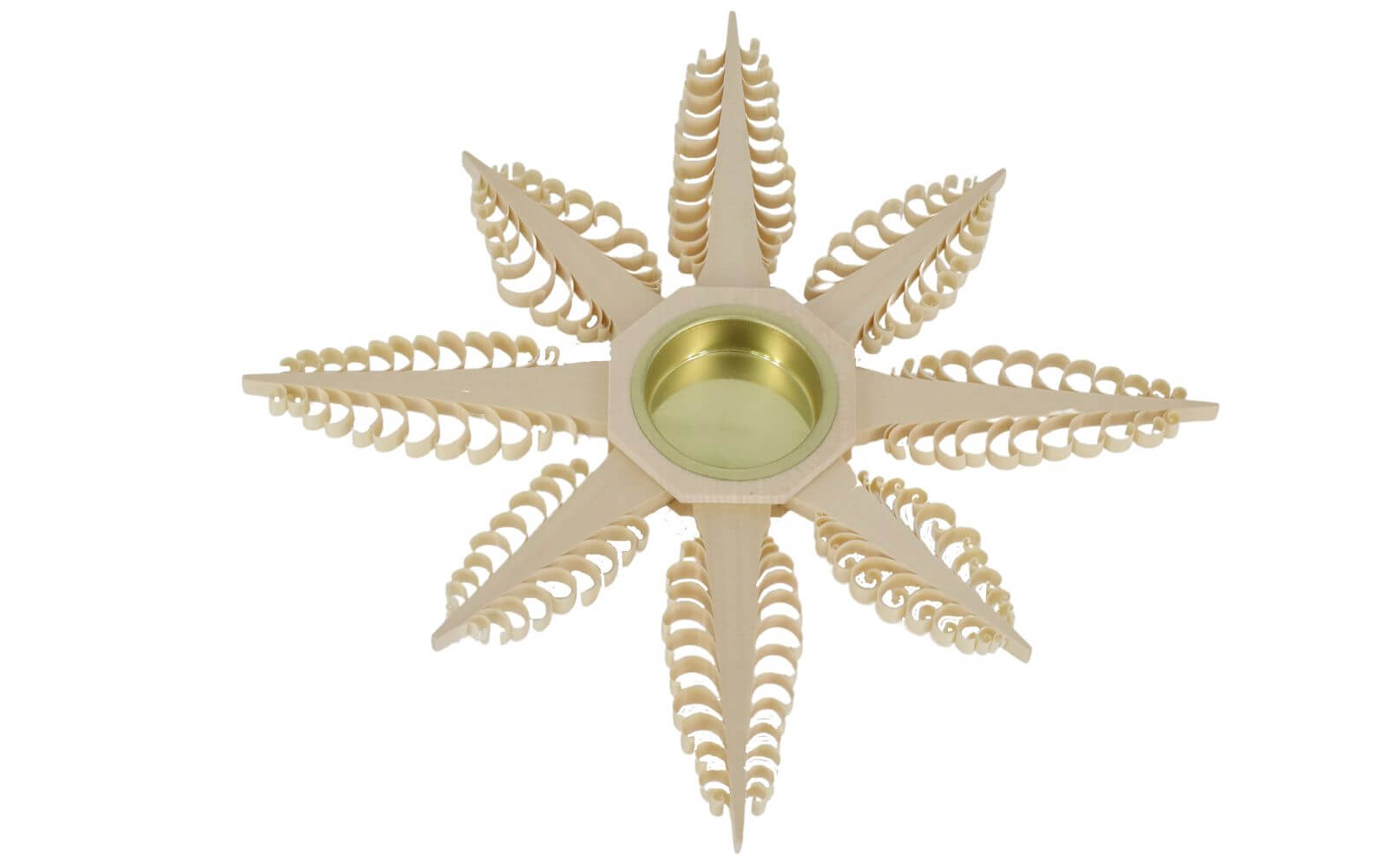 Christmas candle holder chip tree star by Martina Rudolph