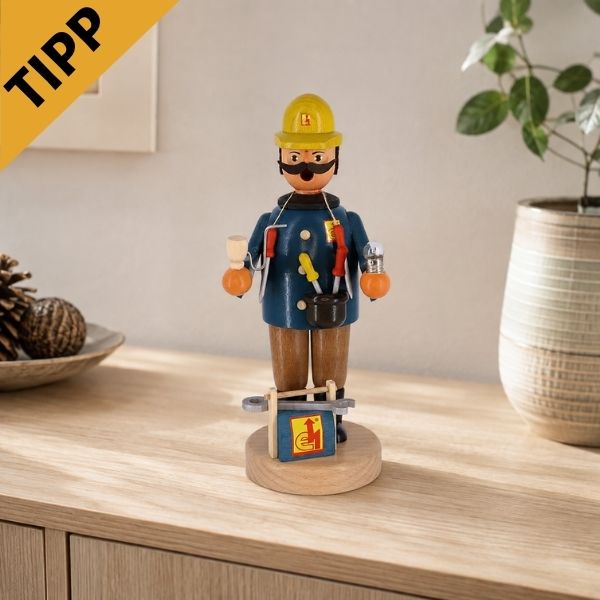 Räuchermännchen Elektriker, 21 cm von Karl Werner