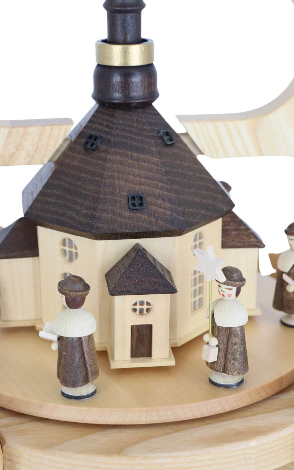 LED arched pyramid Seiffen church, 36 cm by Müller Kleinkunst_3