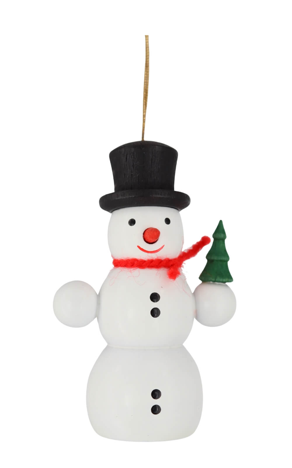 Christmas Ornament Snowman with Tree, 6 cm/2.36 in by SEIFFEN.COM_1
