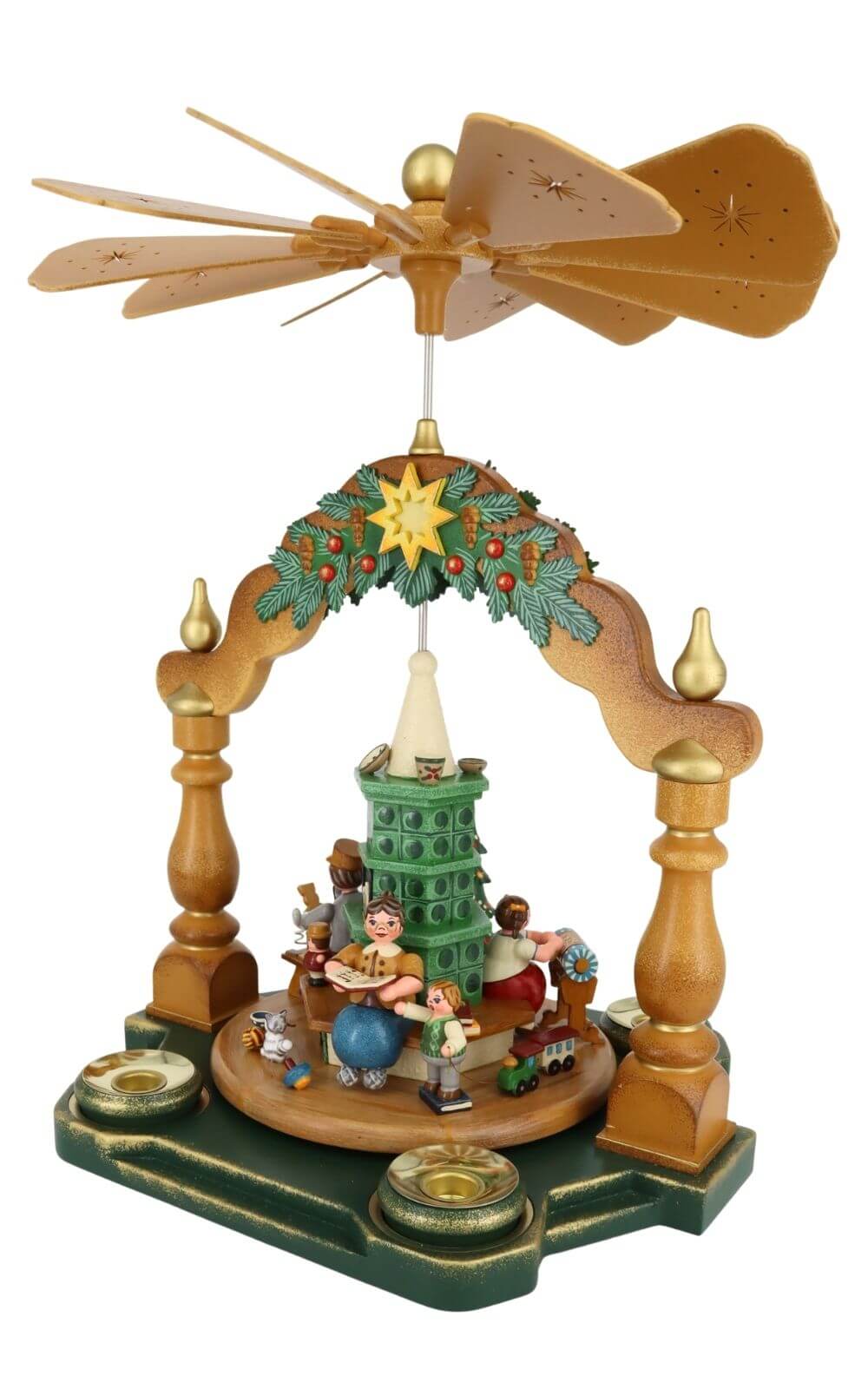 Christmas pyramid Grandma's Christmas parlor by Hubrig Volkskunst_2