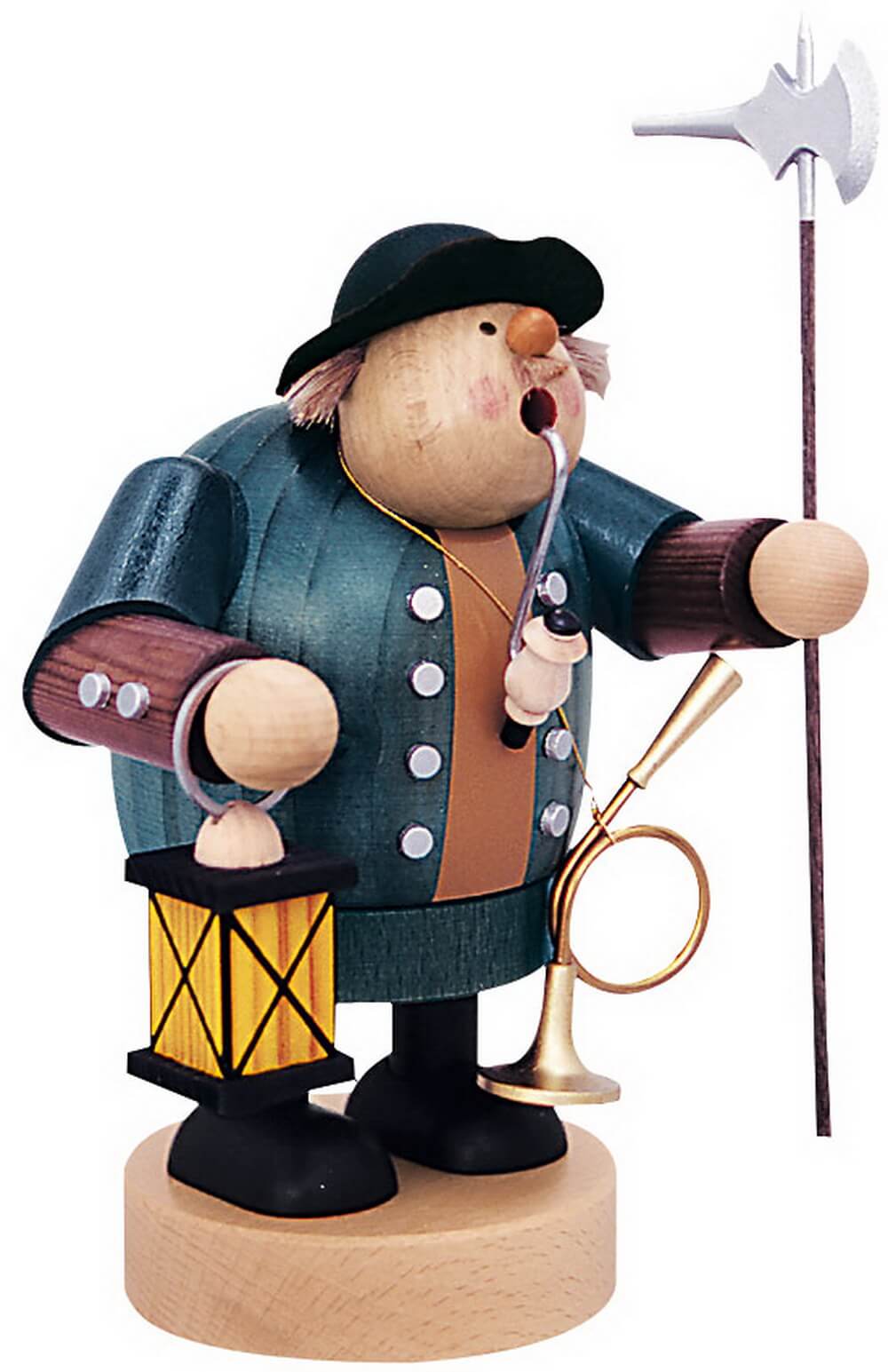 Smoking man night watchman, 21 cm by KWO