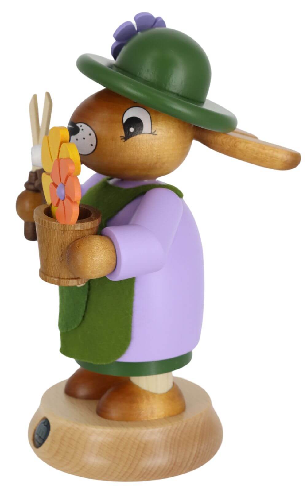 Smoking man Easter bunny gardener by Müller Kleinkunst_2