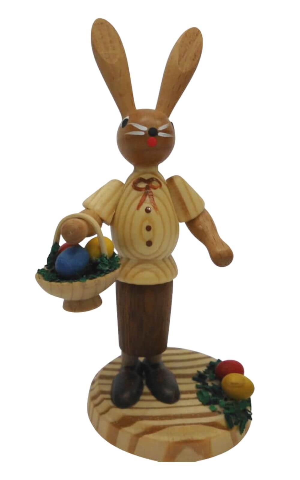Easter bunny - woman with basket, natural by Günter Schulze