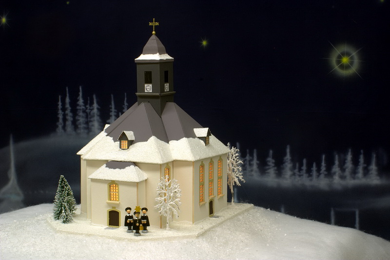 George-Bähr Church in Forcheim - Christmas Light House by Uhlig, Made in Germany_7