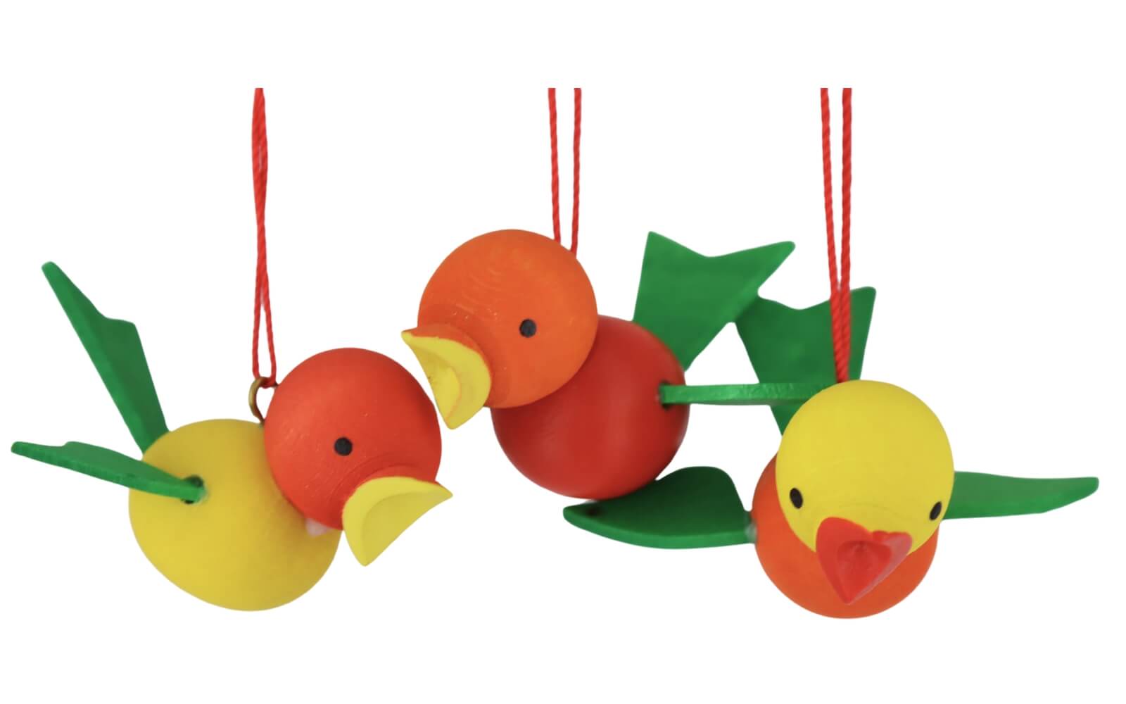 Hanging bird, 6 pieces, colored by Christian Ulbricht_2