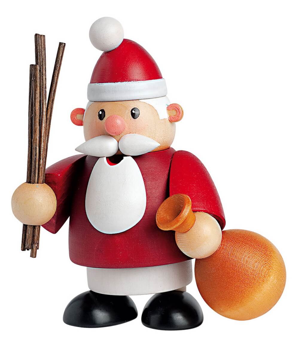 Smoking man Santa Claus, 11 cm from KWO
