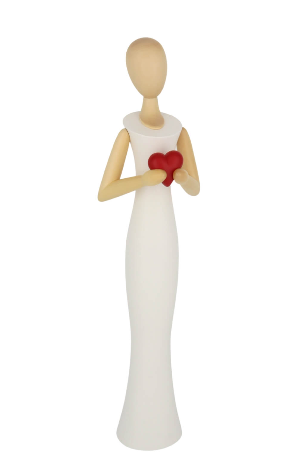 Angel - Sternkopf with heart, standing, 50 cm by Holzkunst Gahlenz_4