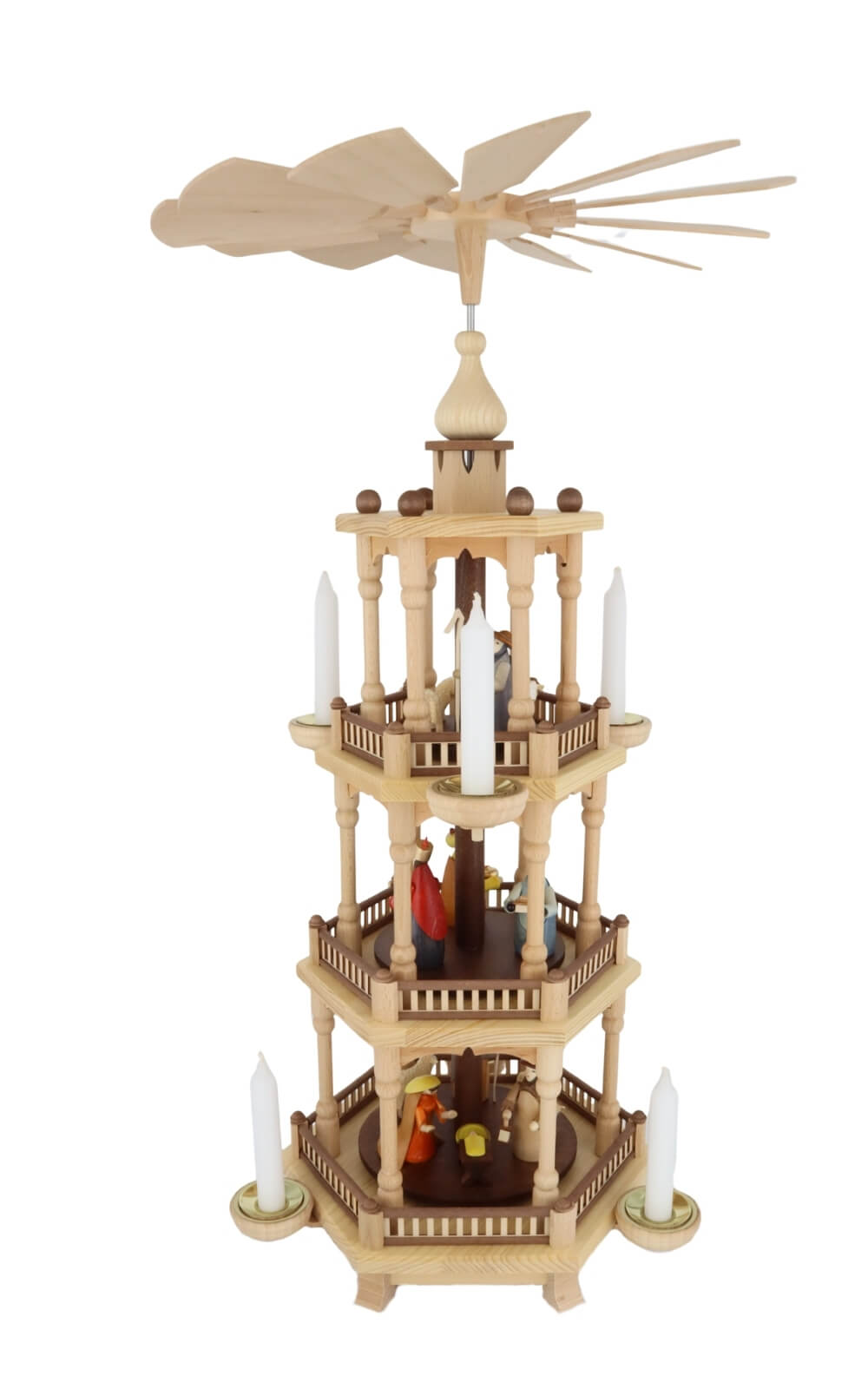 Christmas pyramid Holy Family, 66 cm/25.98 in by Theo Lorenz_2