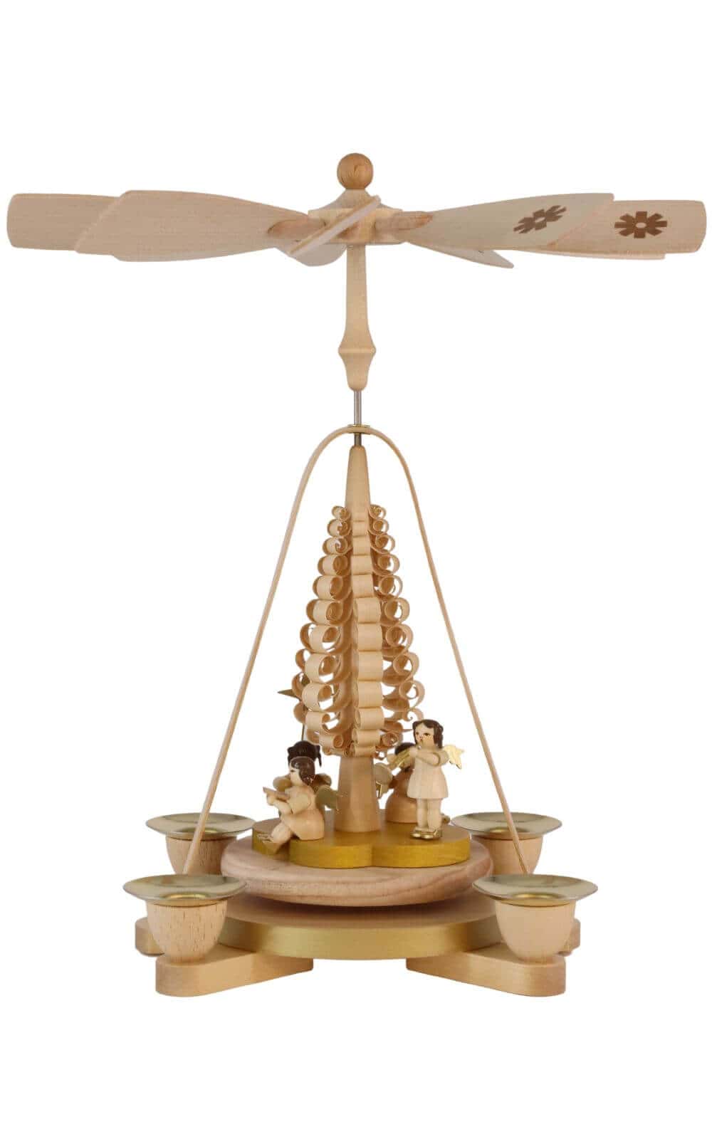 Christmas pyramid with Christmas angel, 28 cm by Richard Glässer_pic1