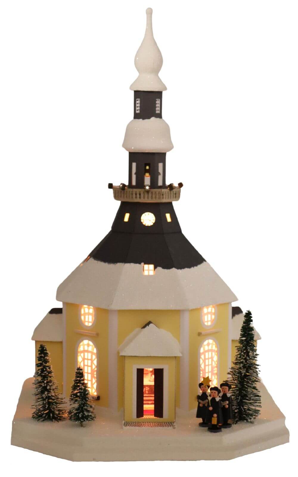 House of lights Seiffen church, 42 cm by Birgit Uhlig_1