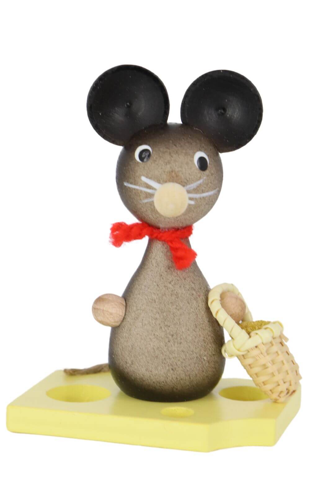 Baby mouse with flower basket, 7 cm by Volker Zenker_1