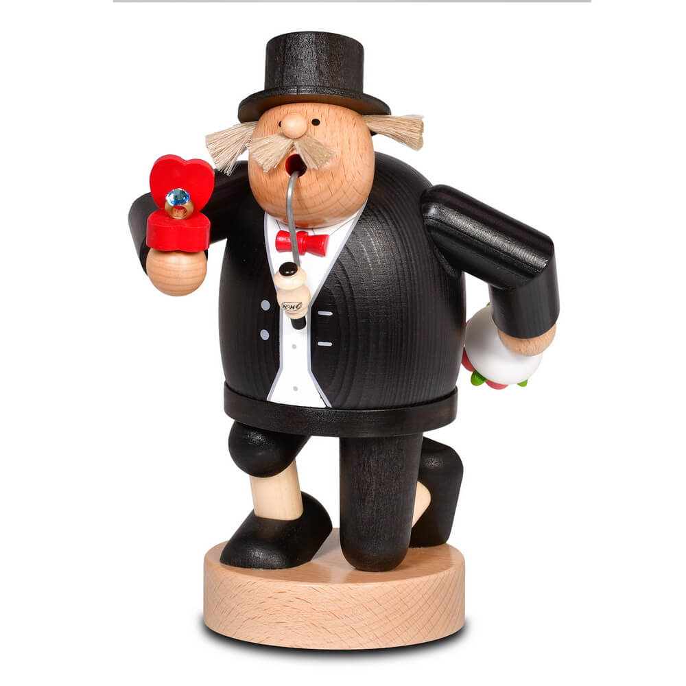 Incense Smoker Rose Cavalier, 20 cm (7.9 in) by KWO, Made in Germany_2