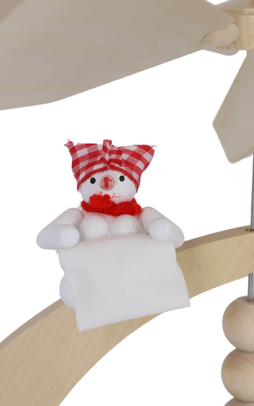 Christmas pyramid with snowmen, Winter sports by Volker Zenker_5