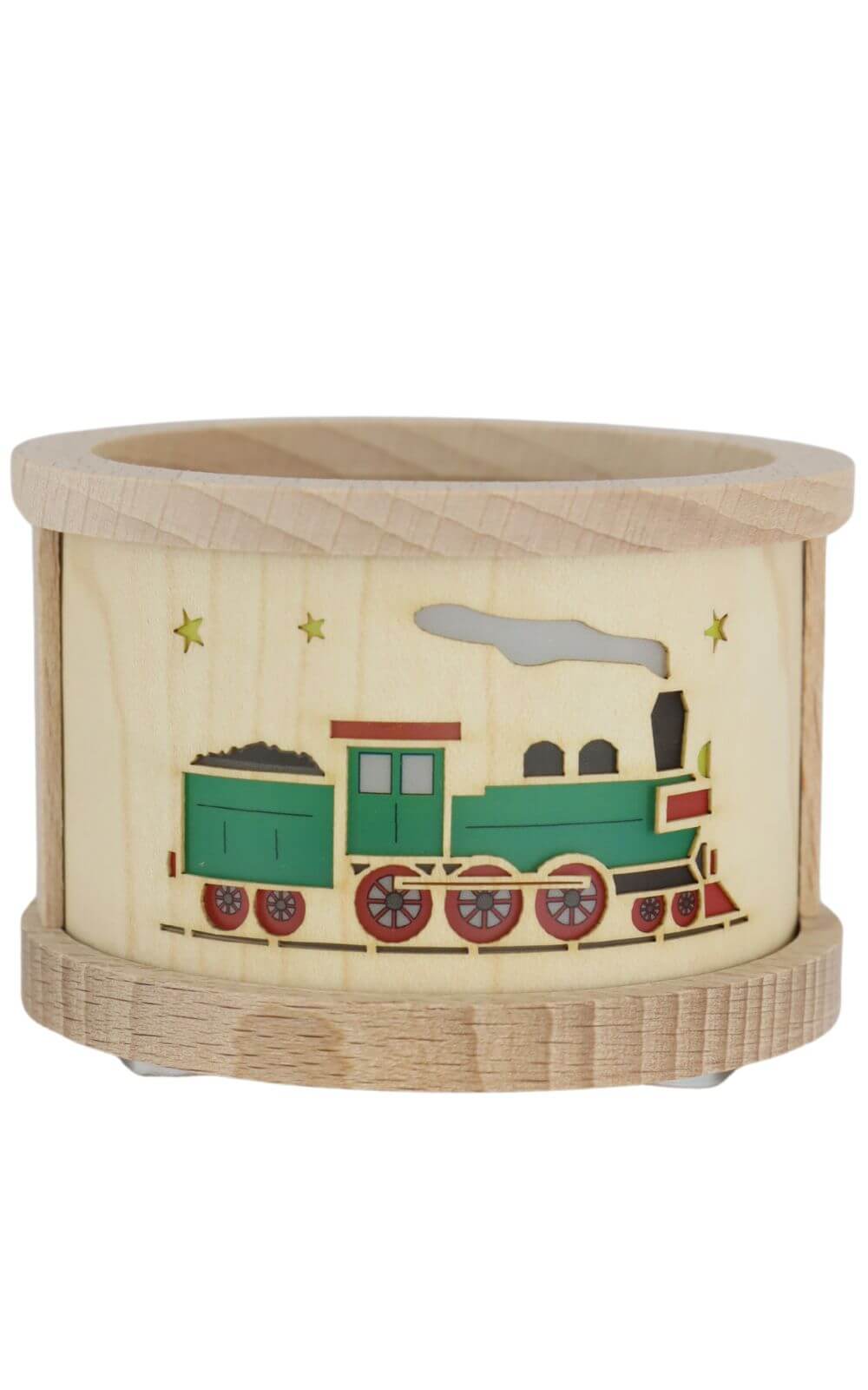 Lantern for tea lights with train by Richard Glässer_2