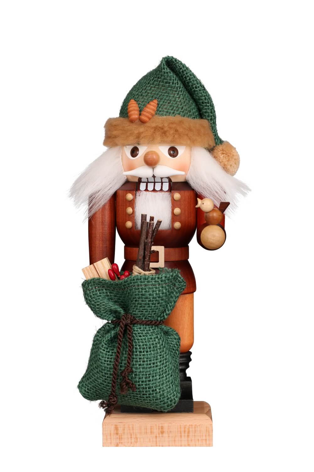 Nutcracker Santa Claus forest friend, nature, 26 cm by Christian Ulbricht