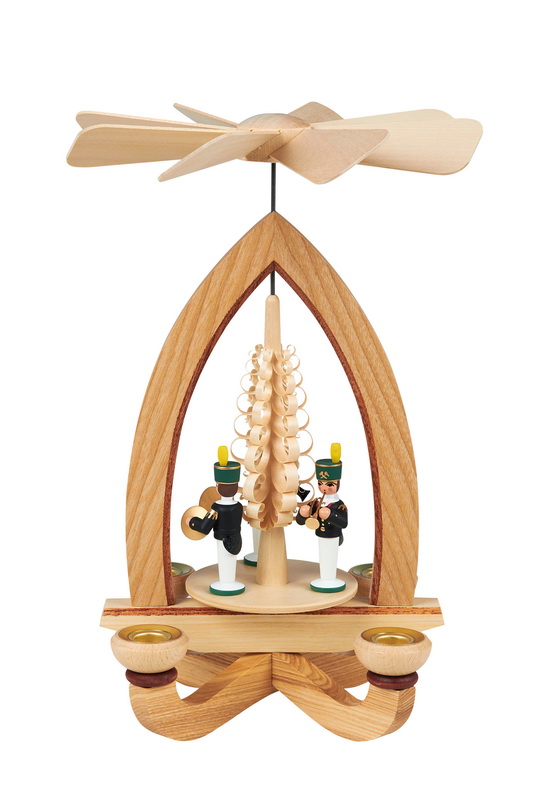 Christmas pyramid miners, 28 cm by Heinz Lorenz