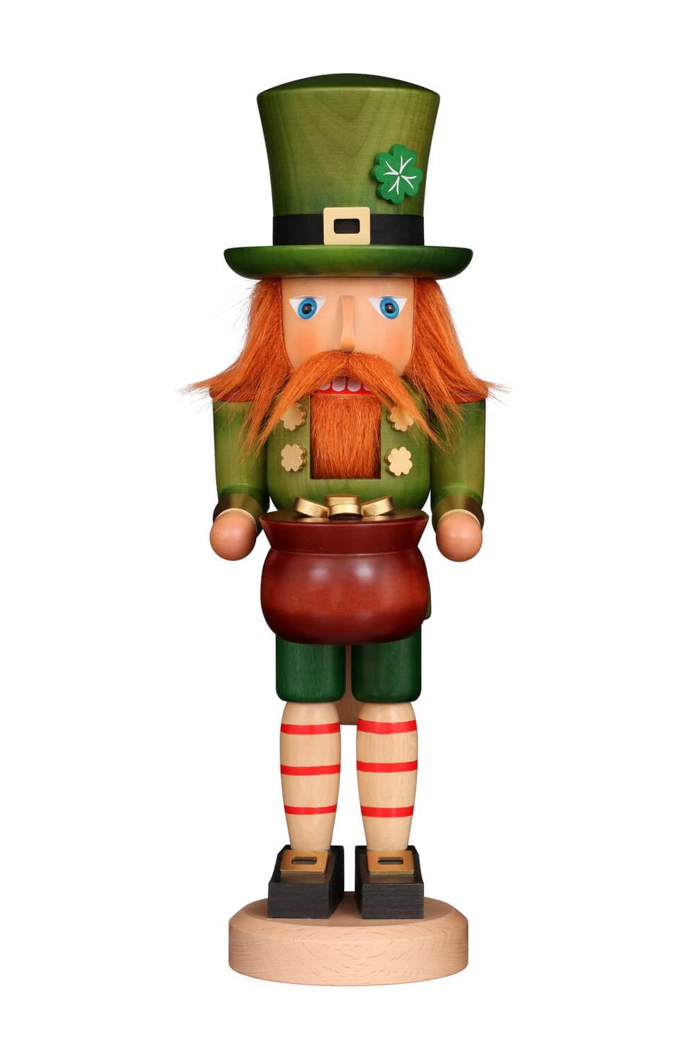 Nutcracker Leprechaun, colored, 41 cm by Christian Ulbricht