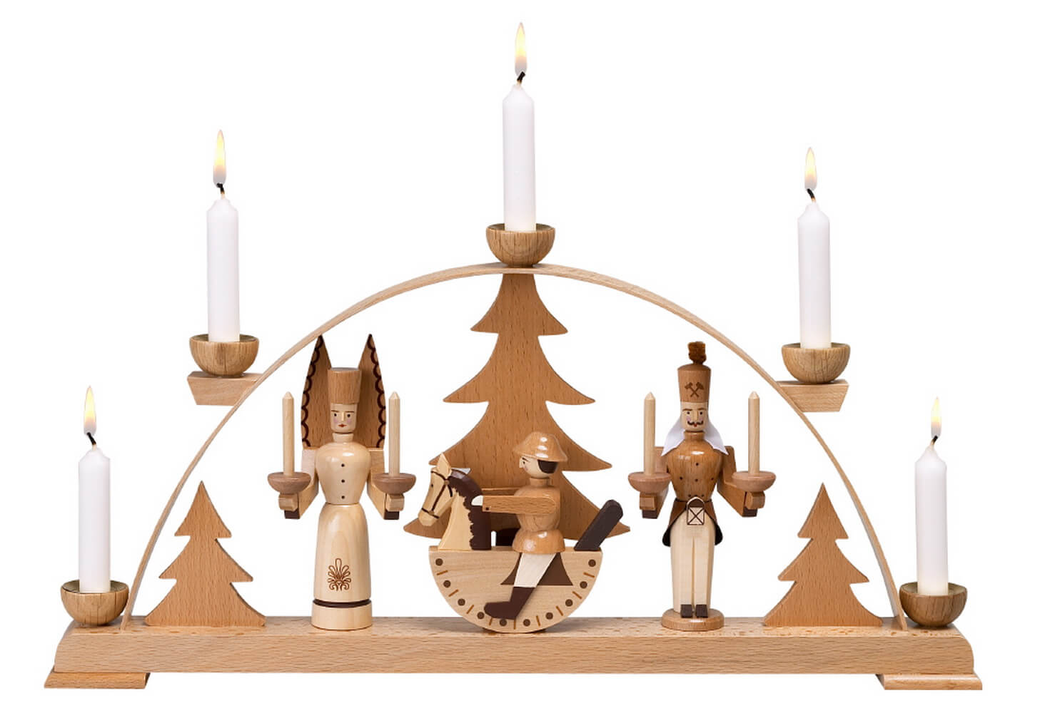 Candle arch Seiffen motif, nature from Eckert