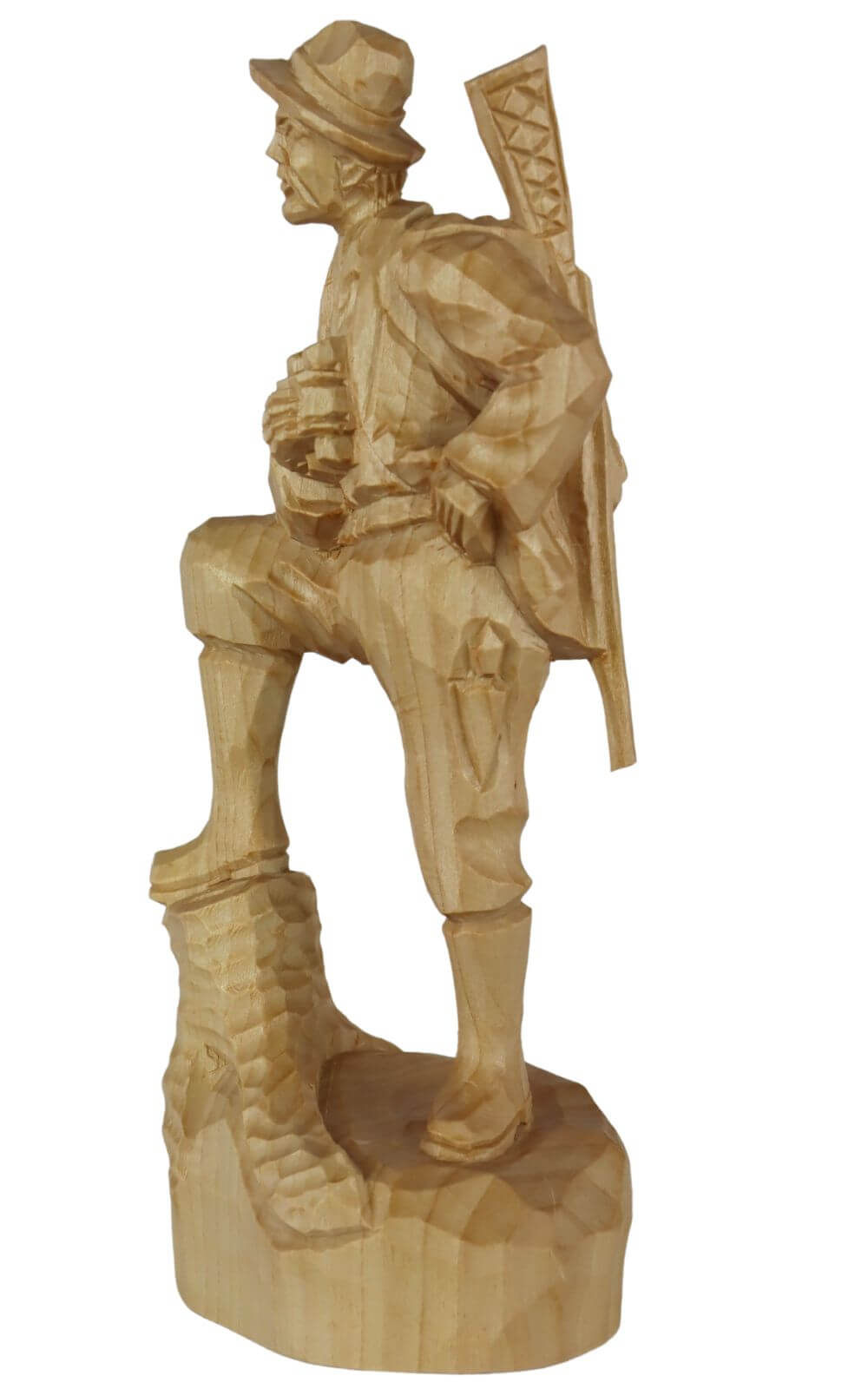 Forester, nature, carved, 12 cm by Schnitzkunst aus dem Erzgebirge_1