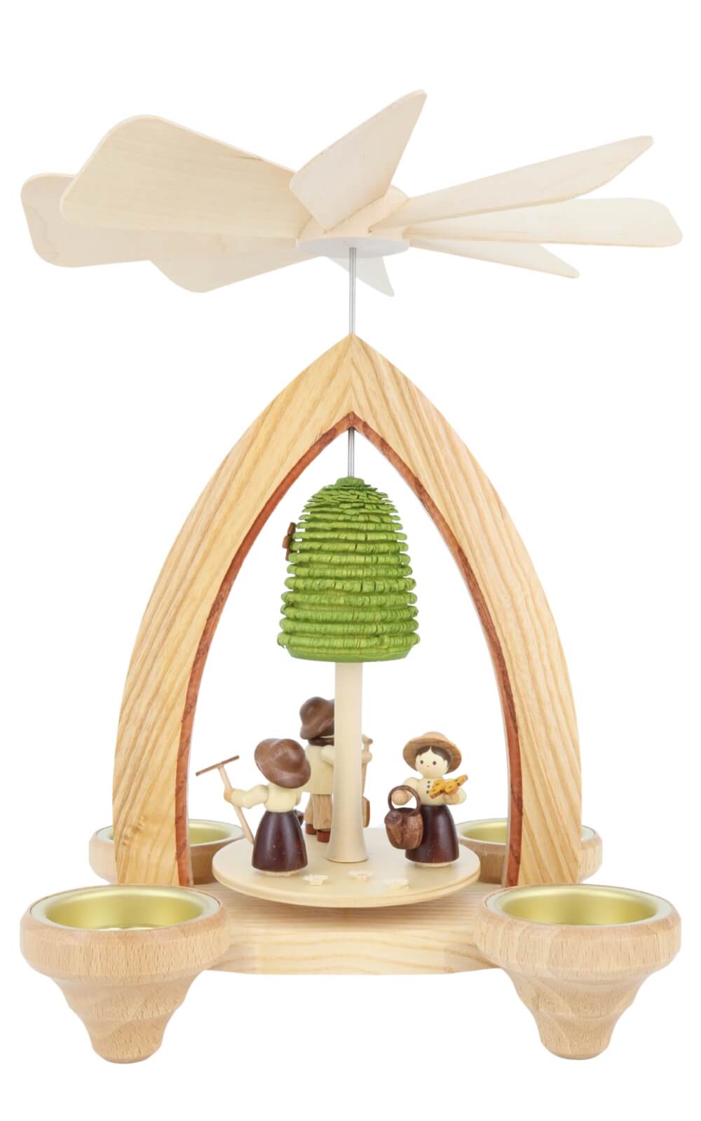 Tea light pyramid spring garden, 26 cm by Heinz Lorenz_1
