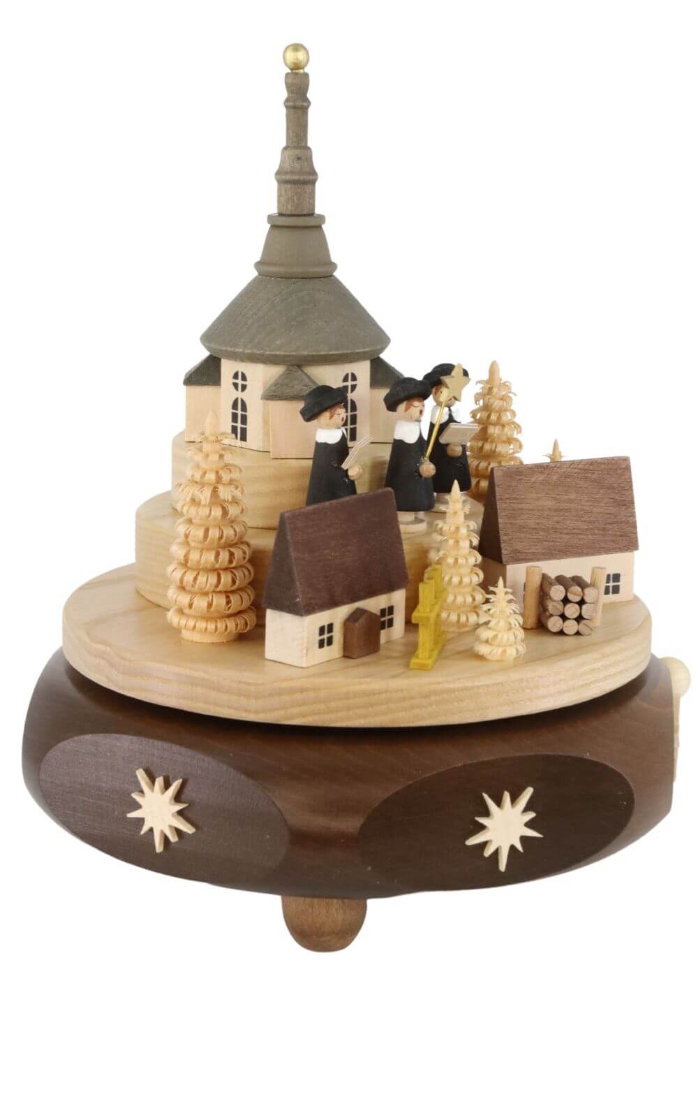 Music box Seiffen village with Kurrende, 17 cm by Richard Glässer GmbH_3