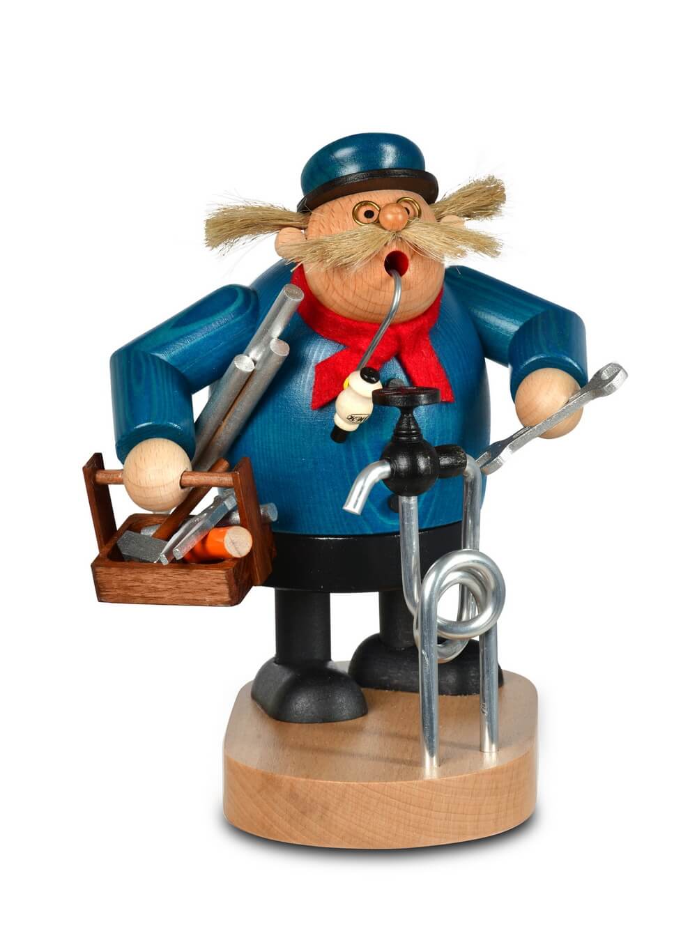 Smoker Figure Plumber, 19 cm by KWO