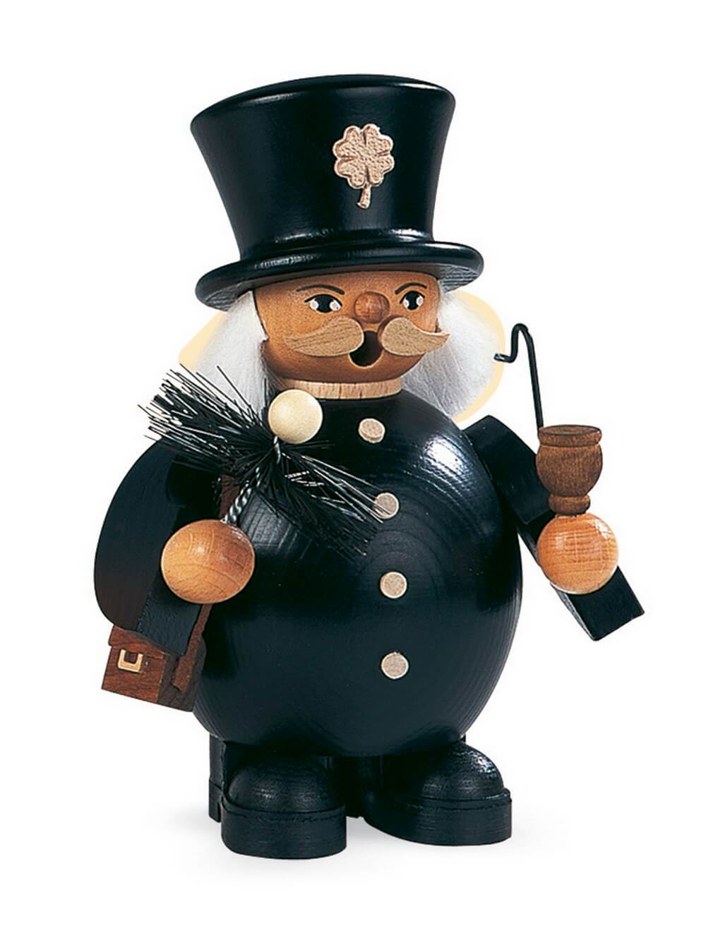 Smoking man chimney sweep from Müller Kleinkunst
