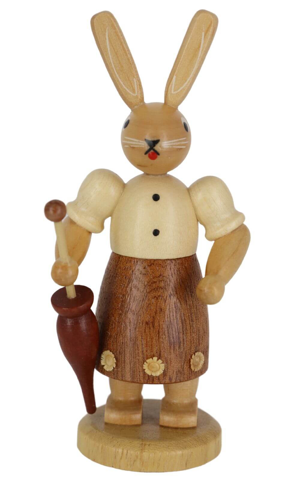 Easter bunny woman with umbrella, natural, 11 cm by Müller Kleinkunst_1